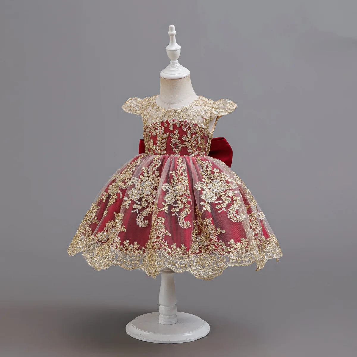 Princess Butterfly Flower Girl Dress