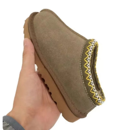 Plush-Lined Ankle Boots