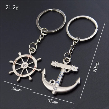 I Love You Keychains Set