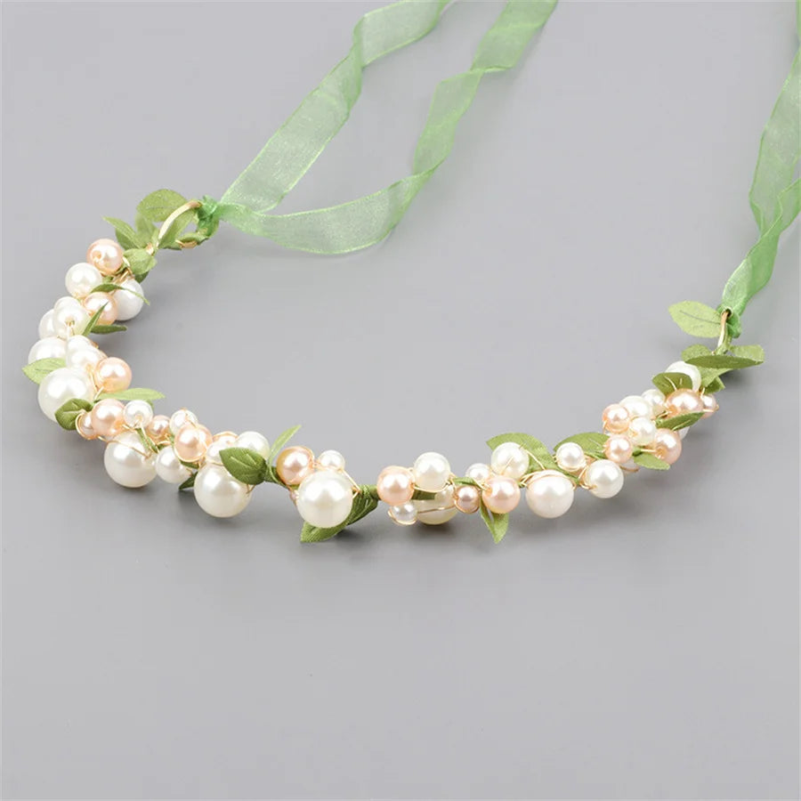 Pearl Ribbon Headband