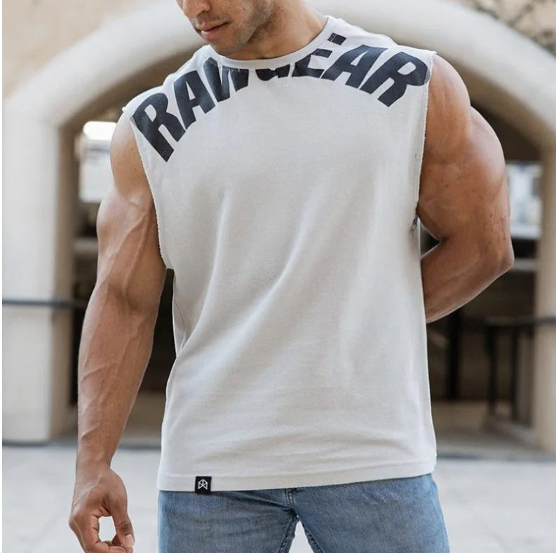 Summer Cotton O-Neck Sleeveless Tank