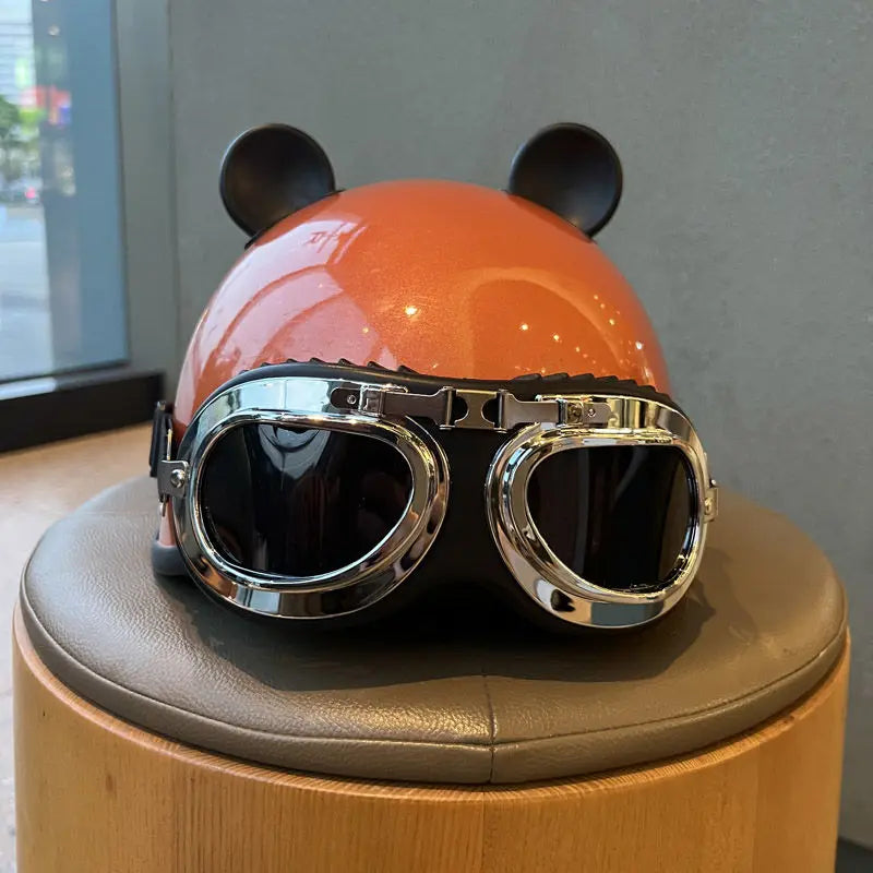 Retro Lightweight Half Helmet