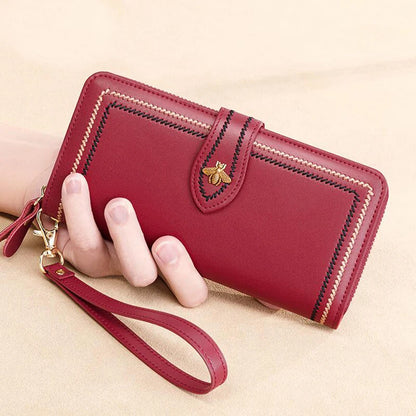 RFID Leather Clutch