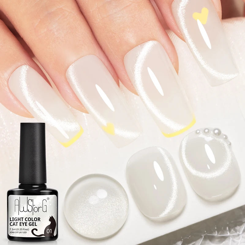Pink Cat Eye Gel Polish