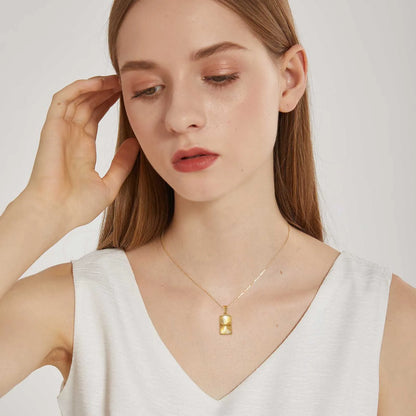 Metal Round Stainless Necklace Party