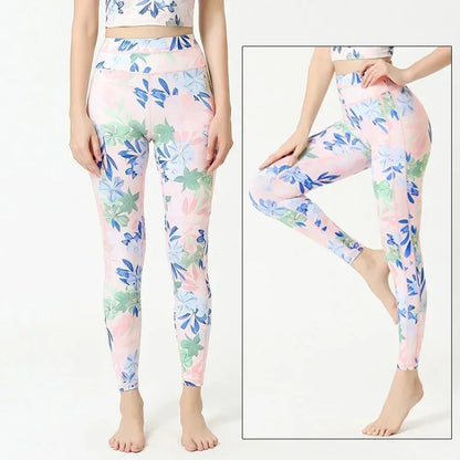 Cloud Hide Floral Push-Up Leggings