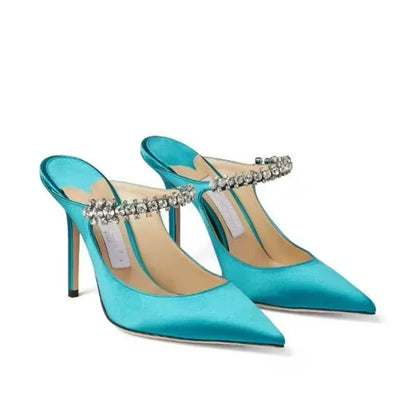 Pointed Toe Mule Heels