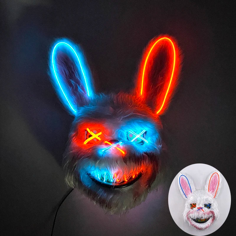 Glowing Bloody Animal Mask