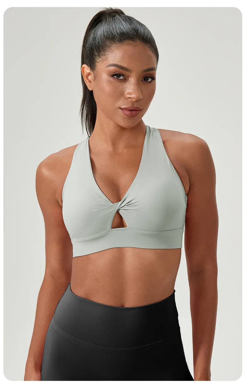 Yoga bra detachable padding quick-drying