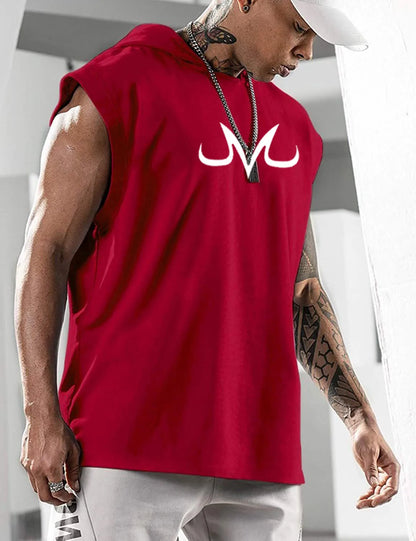 Quick-Dry Bodybuilding Anime Print Vest
