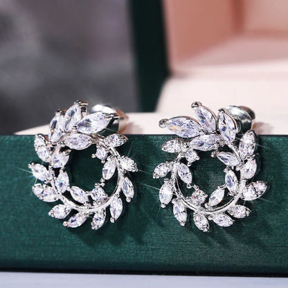 Geometric Zircon Studs