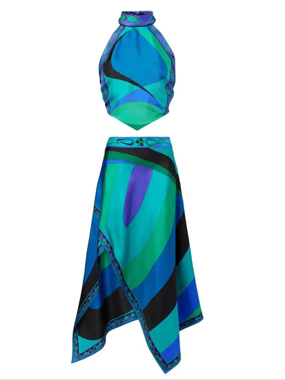 Ruched Beach Set