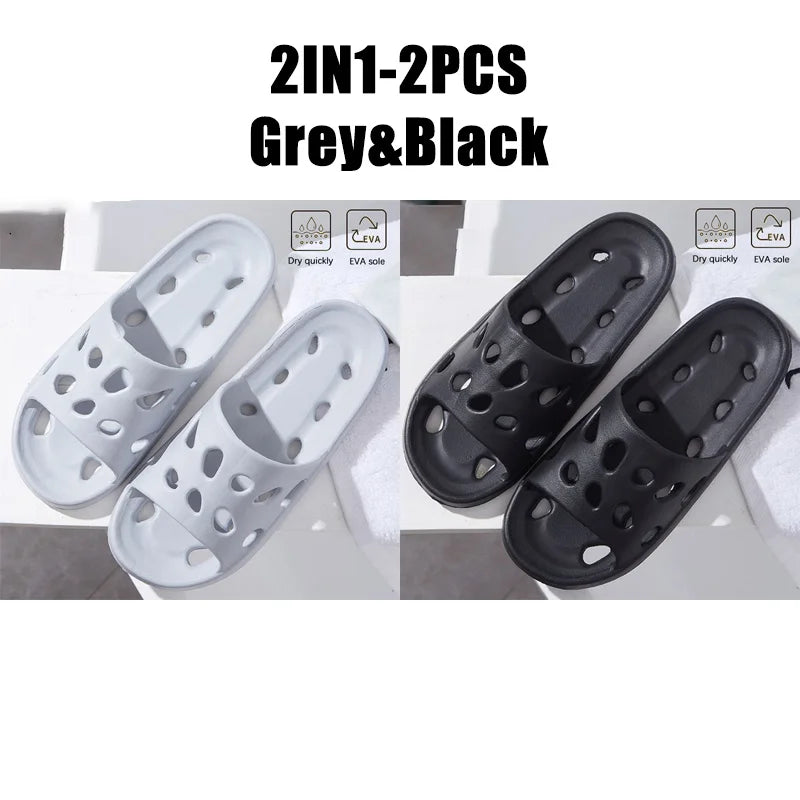 Bathroom House Cheese Flip Flops
