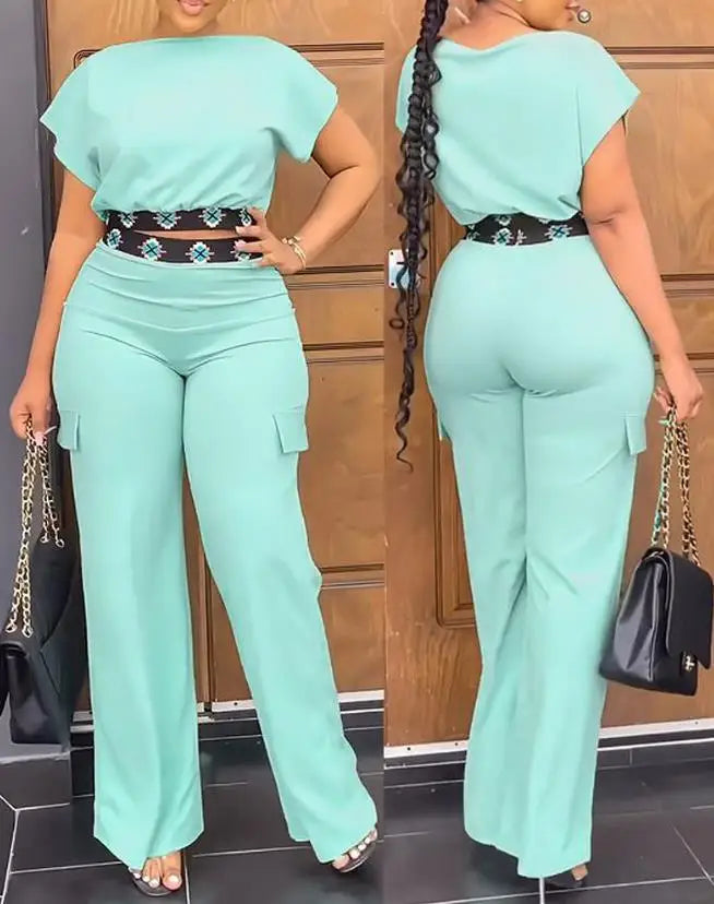 Women’s Geometric Outfit Set