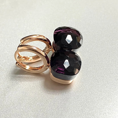 Square Crystal Earrings