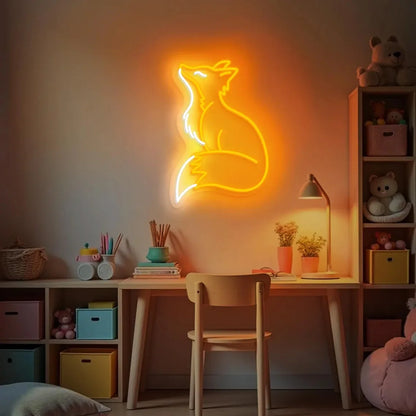 Fox Neon Sign