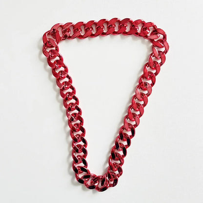 Wide Chunky Chain Necklace