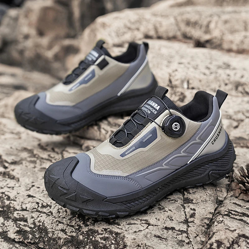Rotary Buckle Trekking Sneakers