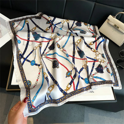 Printing Silk Square Kerchief Headbands