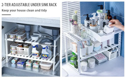 Pp Pull-Out Design Shelf Organis