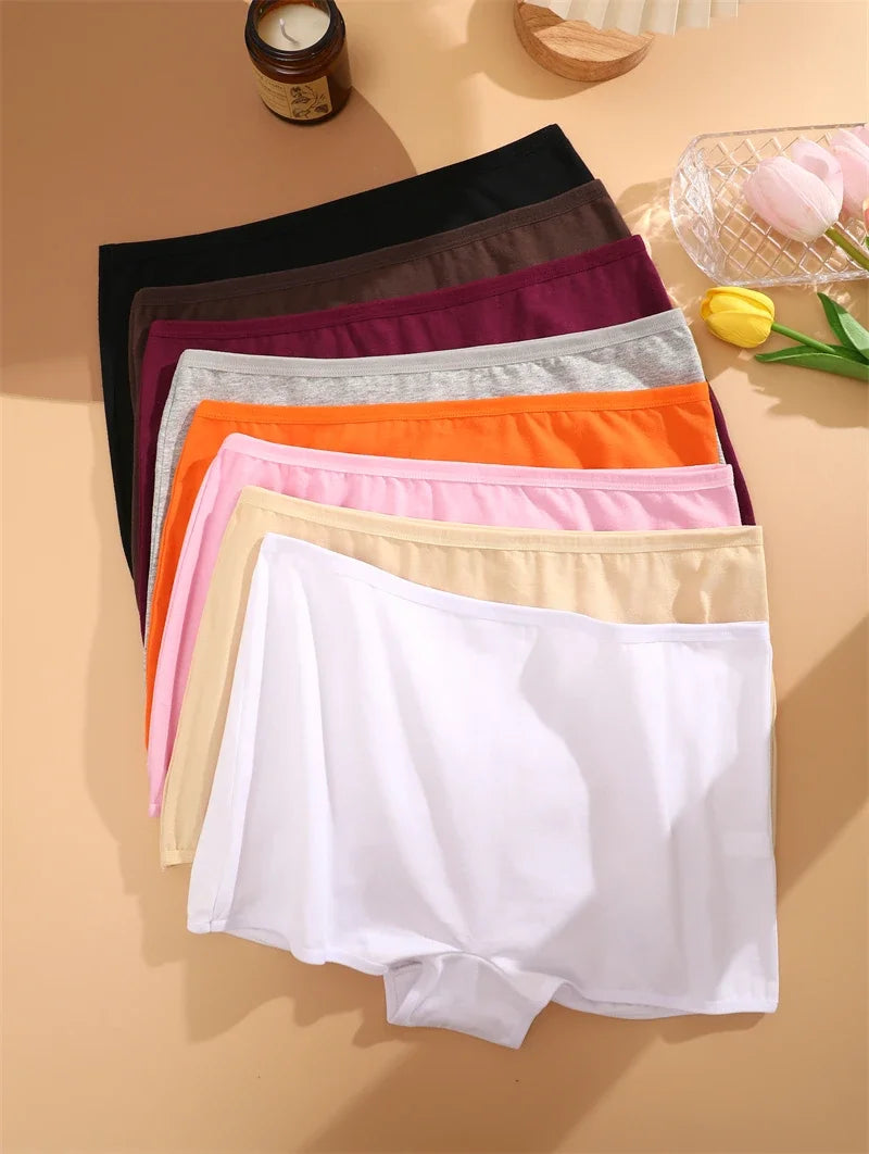 Seamless Cotton Boxer Briefs