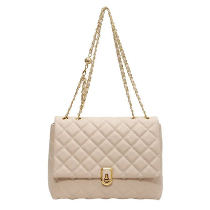 Diamond Pattern Shoulder Bag
