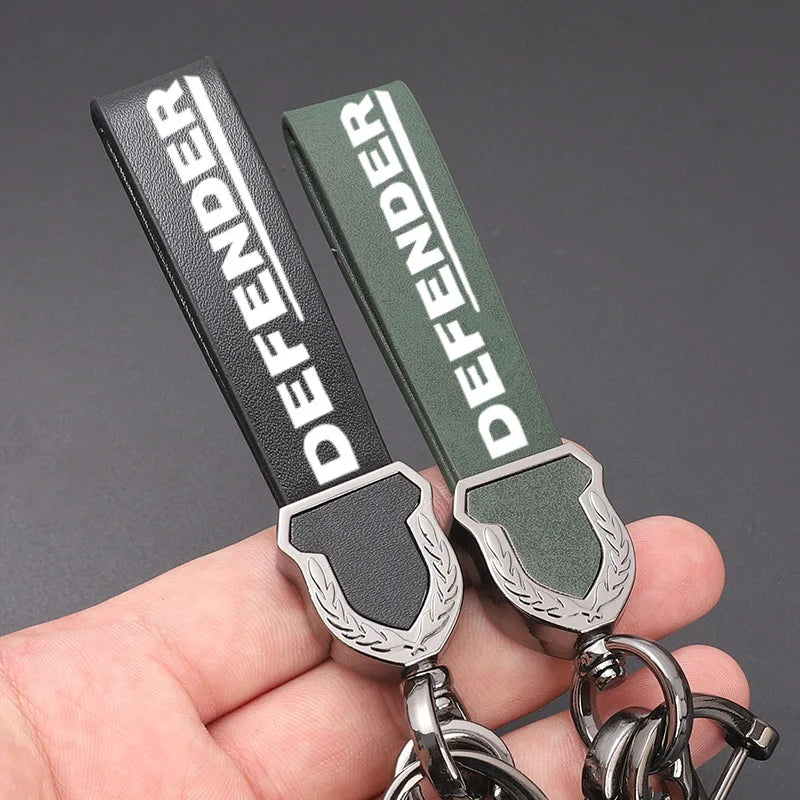 Genuine Leather Keychain Car Key