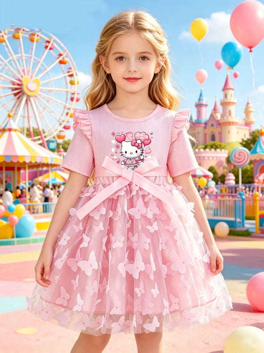 Princess Cartoon Pink Dress