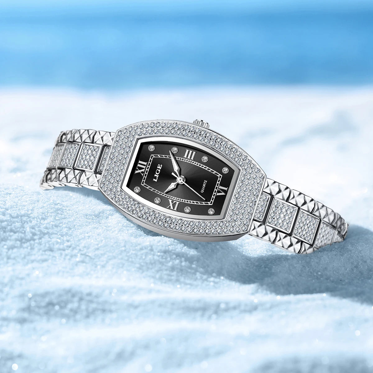Tonneau Stainless Watch