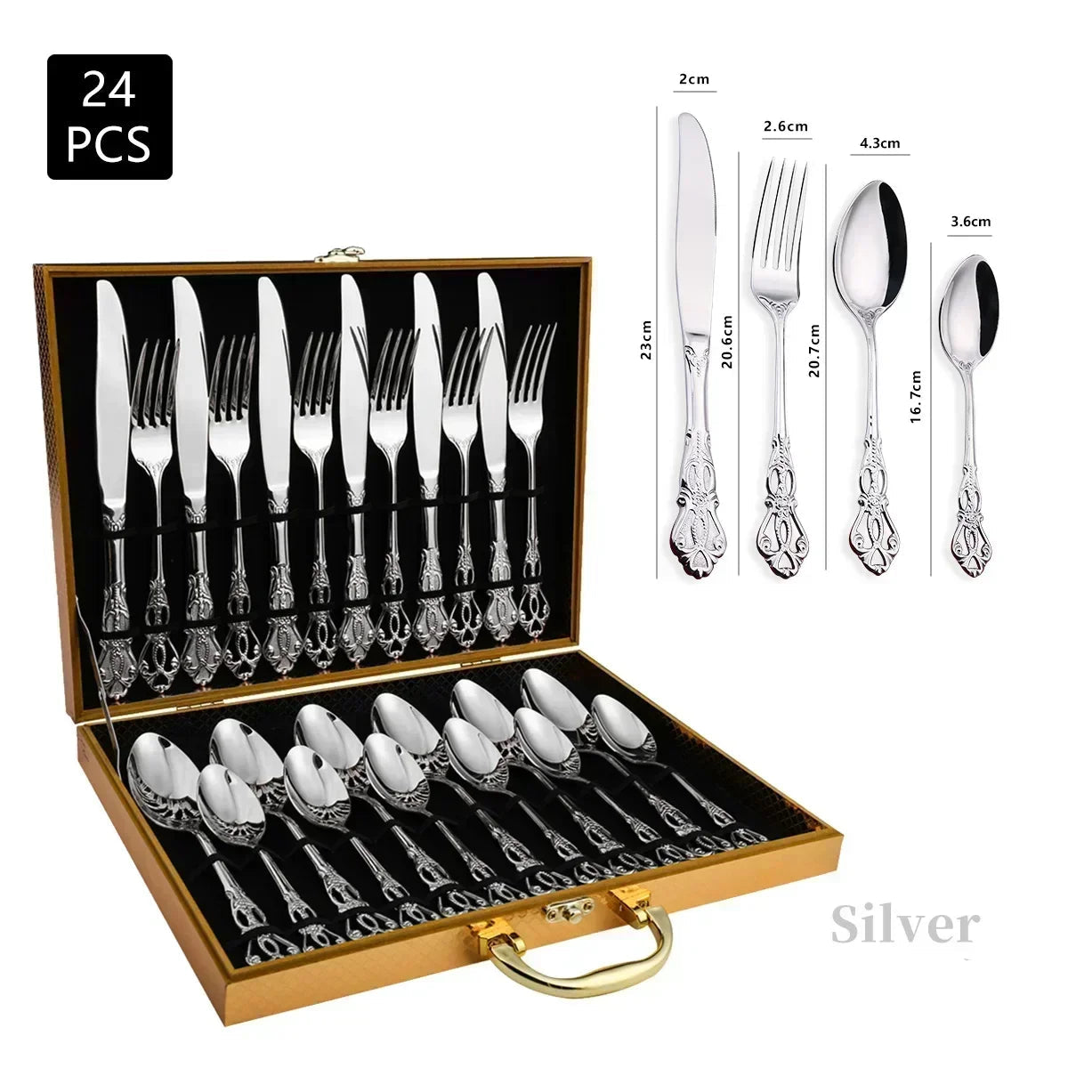Luxury Gold Cutlery Set