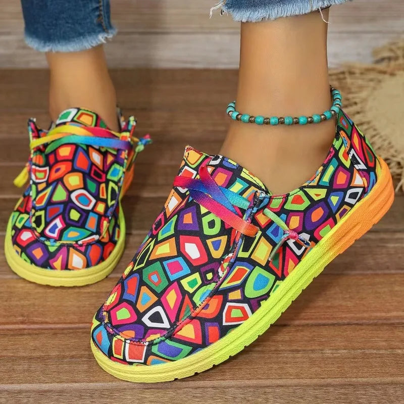 Rainbow Canvas Sneakers