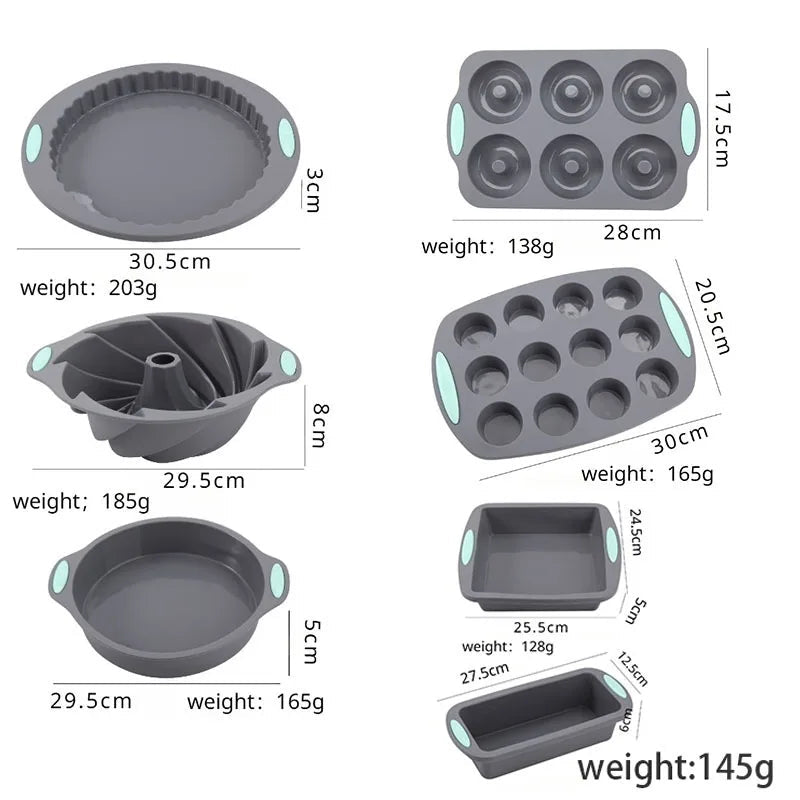 Silicone Pan Set Bread Muffin