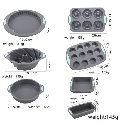 Silicone Pan Set Bread Muffin