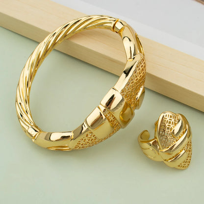 Gold Plated Jewelry Set