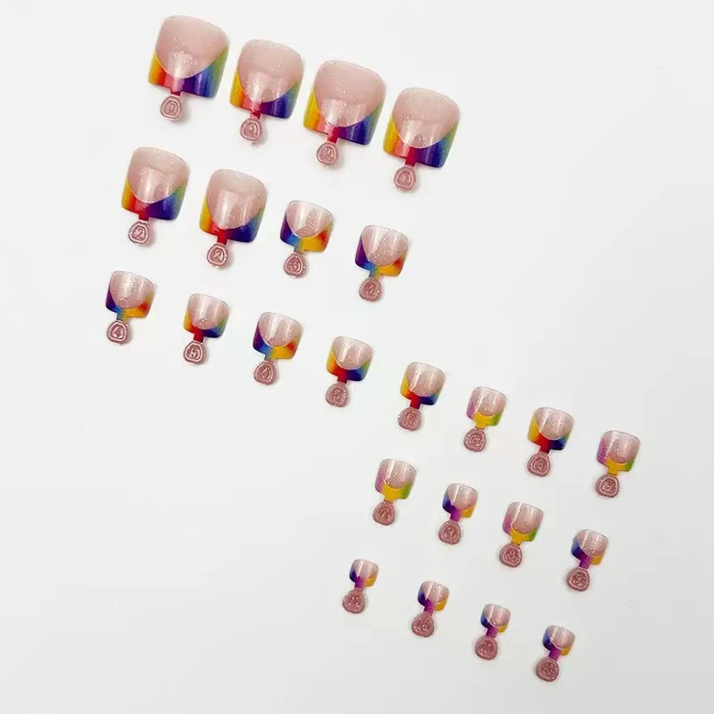 Yadornos 24Pcs Toe Nail Set