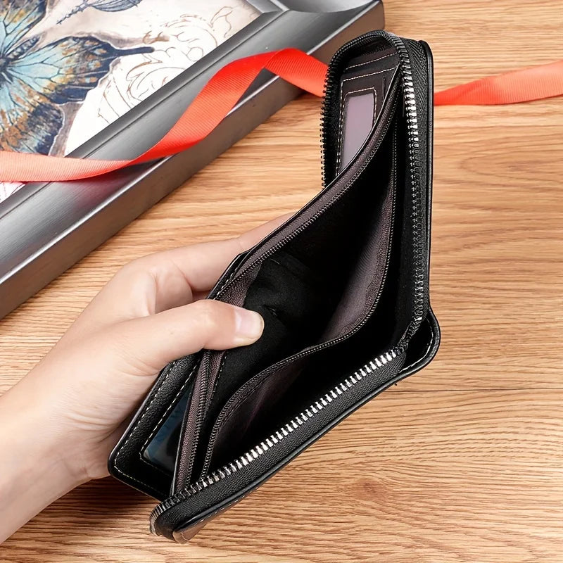 Faux Leather Men's Wallet