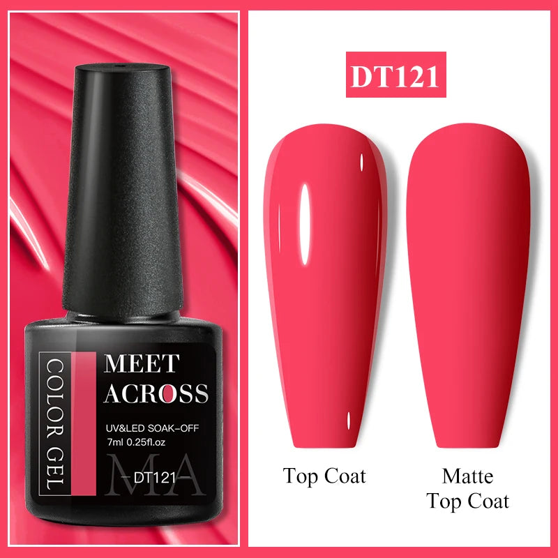 MEET ACROSS Matte Gel Polish