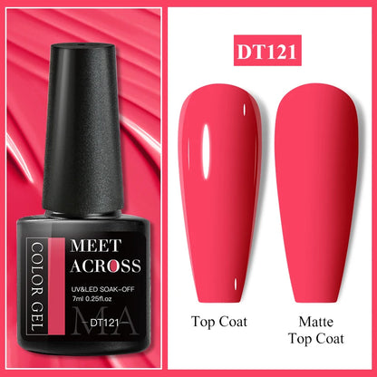 MEET ACROSS Matte Gel Polish