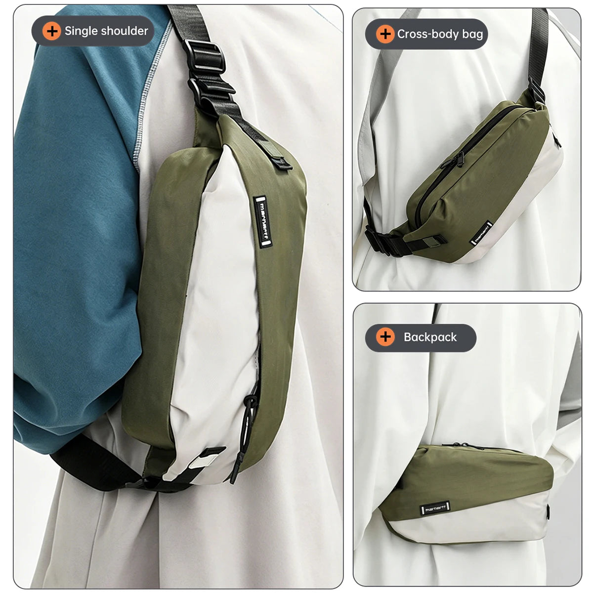 Lightweight Nylon Mini Chest Bag