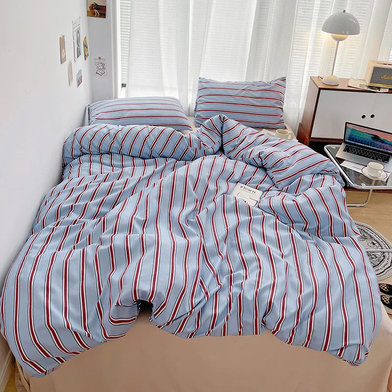 Striped Duvet Bedding Set