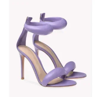 Silver Strap High Heels
