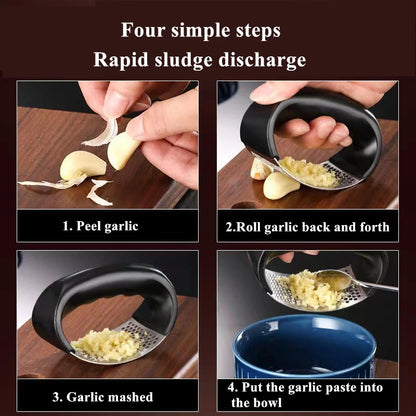 Steel Manual Garlic Masher