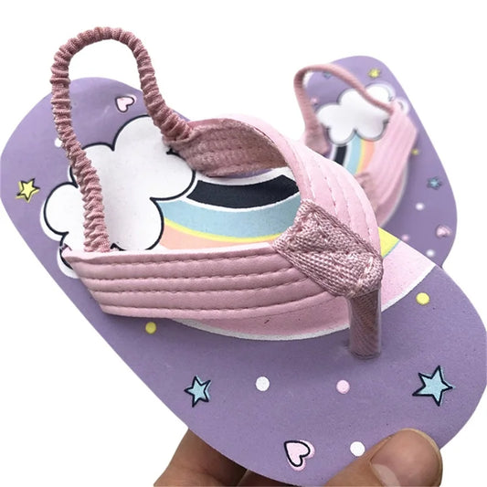 Back-Strap Flip Flop Sandals