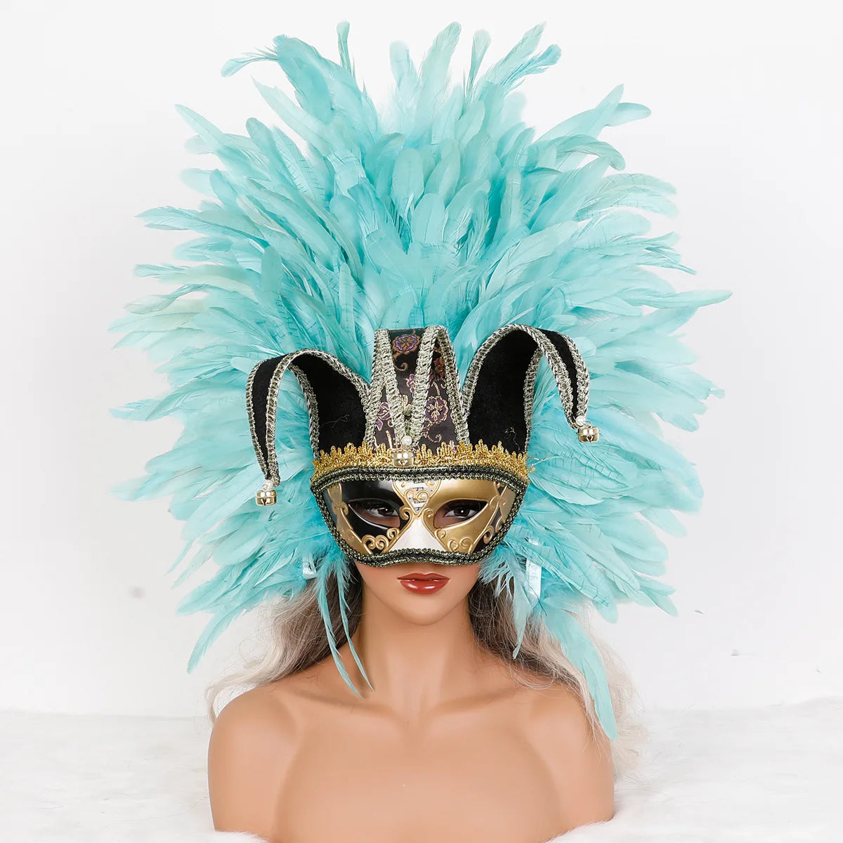 Feather Masquerade Party Mask