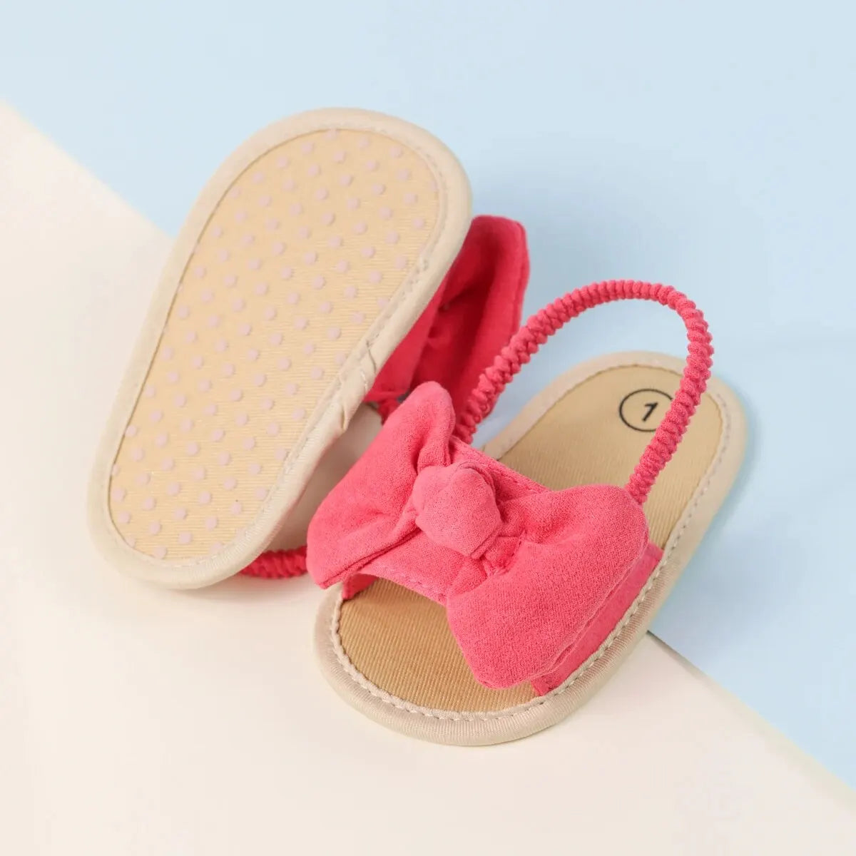 Elastic-Band Baby Sandals