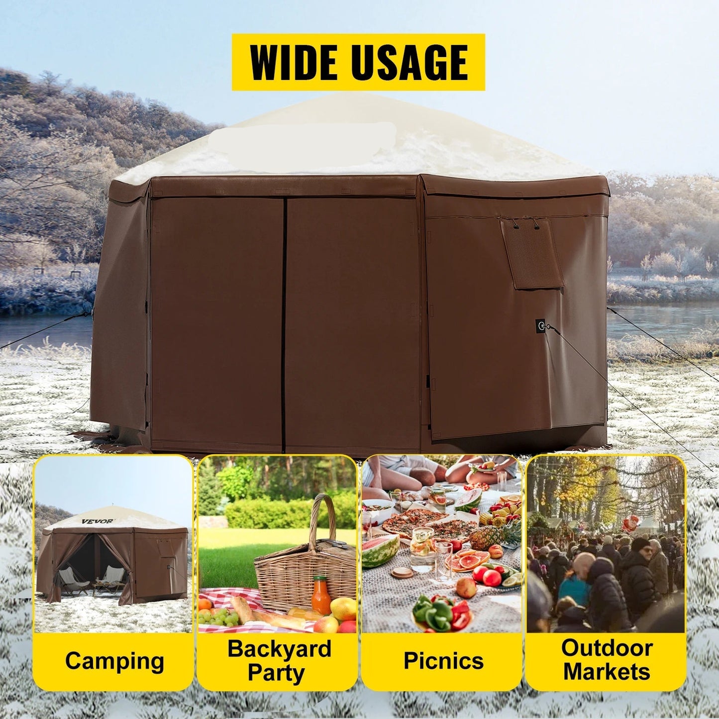 Pop-up Camping Gazebo Tent