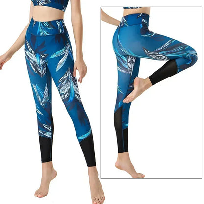 Cloud Hide Floral Push-Up Leggings