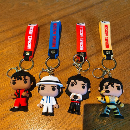Michael Jackson Keychain Music Idol