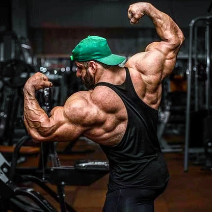 pattern printed fitness vest