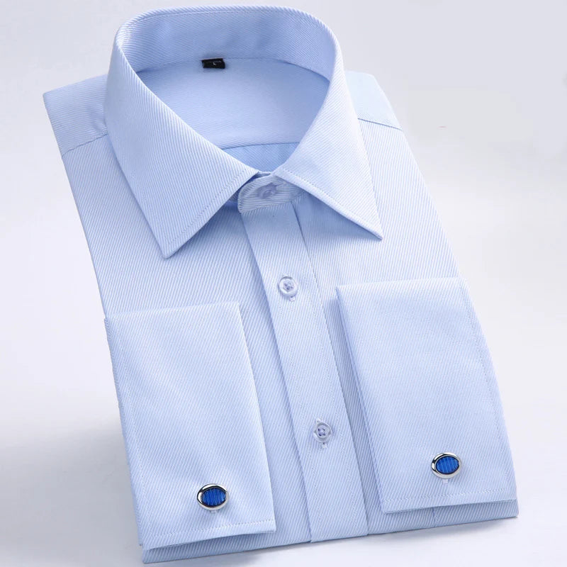 Formal Stand Collar Dress Shirt